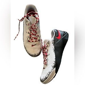 Nike Metcon AMP white black red; not sure ever worn - see pics * mens 12.5